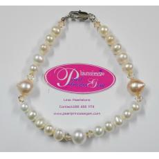 Cute Pearl Bracelet:สร้อยข้อมือไข่มุกแท้แบบน่ารัก
